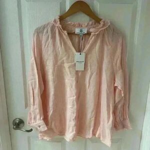 Women's 100% Cotton Pink Blouse